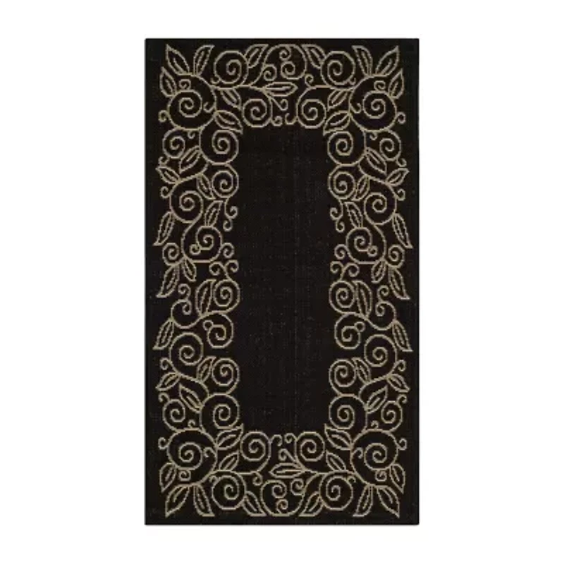Safavieh Kiaran Floral Indoor Outdoor Rectangular Accent Rug