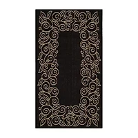 Safavieh Kiaran Floral Indoor Outdoor Rectangular Accent Rug