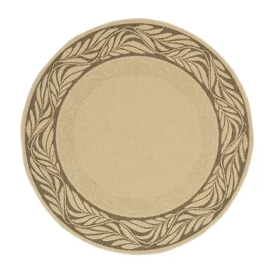 Safavieh Salena Oriental Indoor Outdoor Round Area Rug