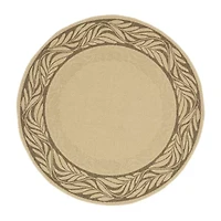 Safavieh Salena Oriental Indoor Outdoor Round Area Rug