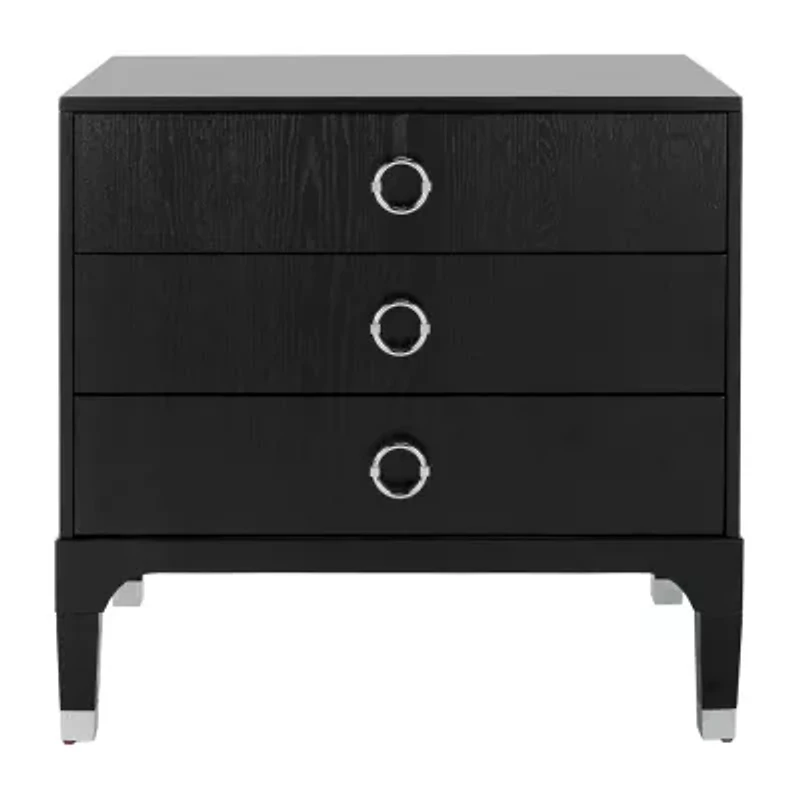 Lorna 3-Drawer Nightstand