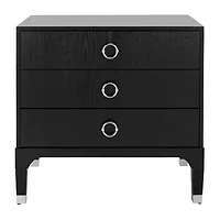 Lorna 3-Drawer Nightstand