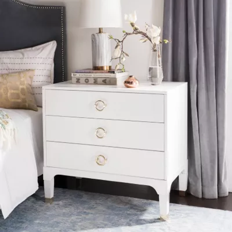 Lorna 3-Drawer Nightstand