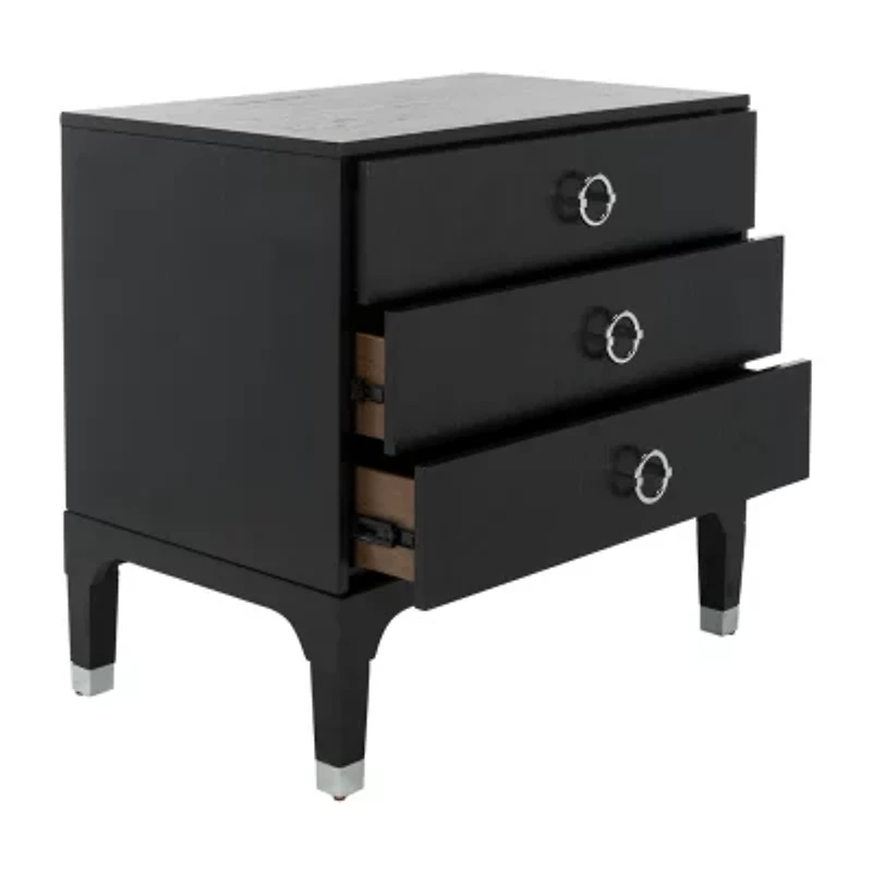 Lorna 3-Drawer Nightstand