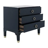 Lorna 3-Drawer Nightstand