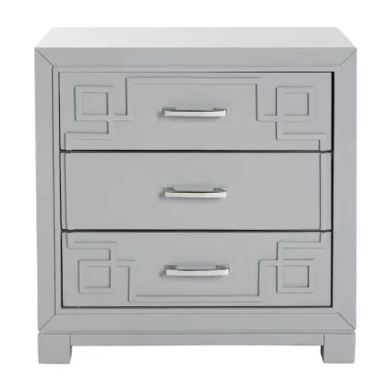 Raina 3-Drawer Nightstand