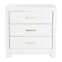 Raina 3-Drawer Nightstand