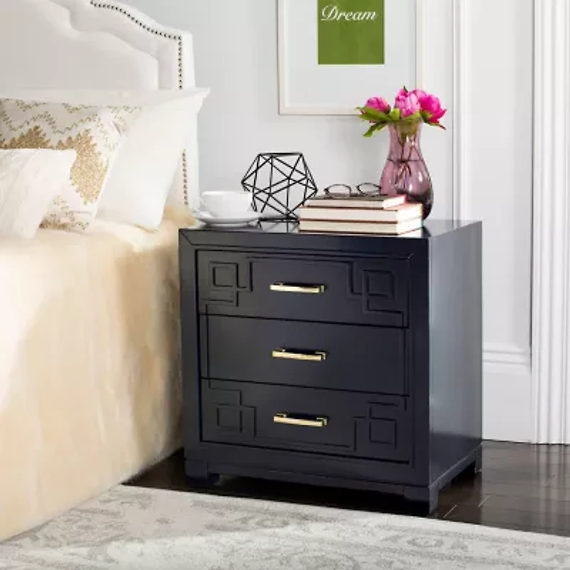 Raina 3-Drawer Nightstand