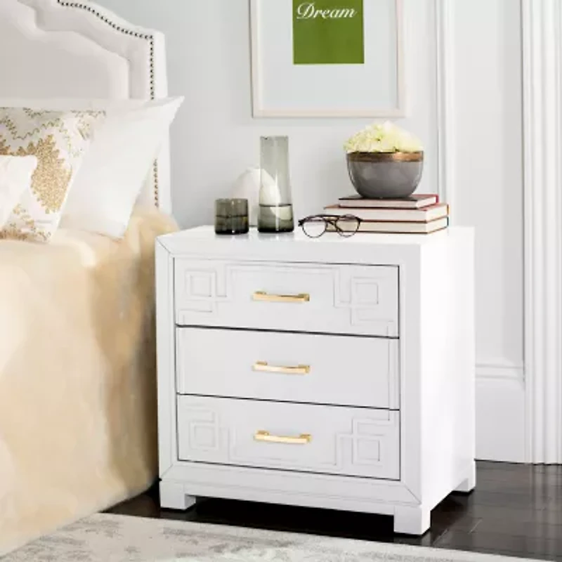 Raina 3-Drawer Nightstand