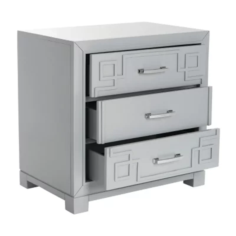 Raina 3-Drawer Nightstand