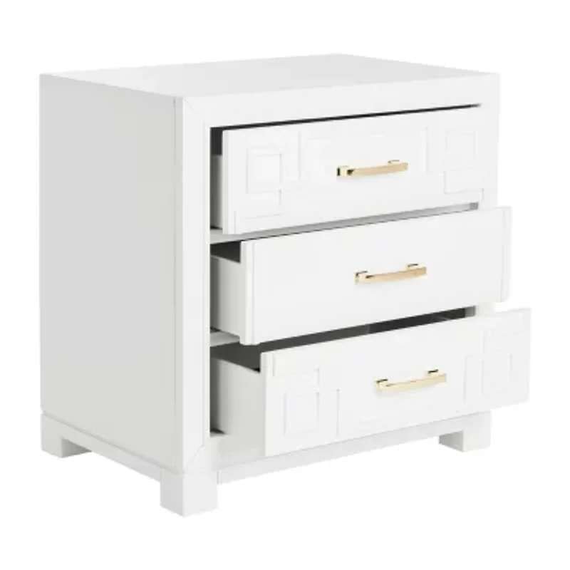 Raina 3-Drawer Nightstand