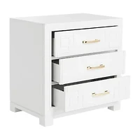Raina 3-Drawer Nightstand