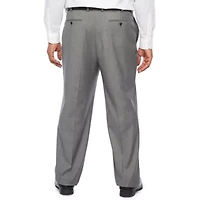 J. Ferrar Ultra Comfort Mens Big and Tall Stretch Fabric Classic Fit Flat Front Suit Pant