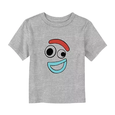 Disney Collection Toddler Boys Crew Neck Short Sleeve Regular Fit Toy Story Graphic T-Shirt