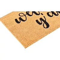 Calloway Mills Welcome Y'All Outdoor Rectangular Doormat