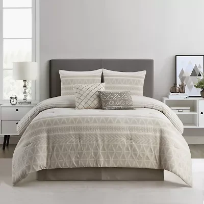 Stratford Park Yasmin 6-pc. Geometric Lightweight Comforter Set