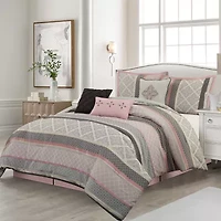 Stratford Park Amina 7-pc. Geometric Midweight Comforter Set