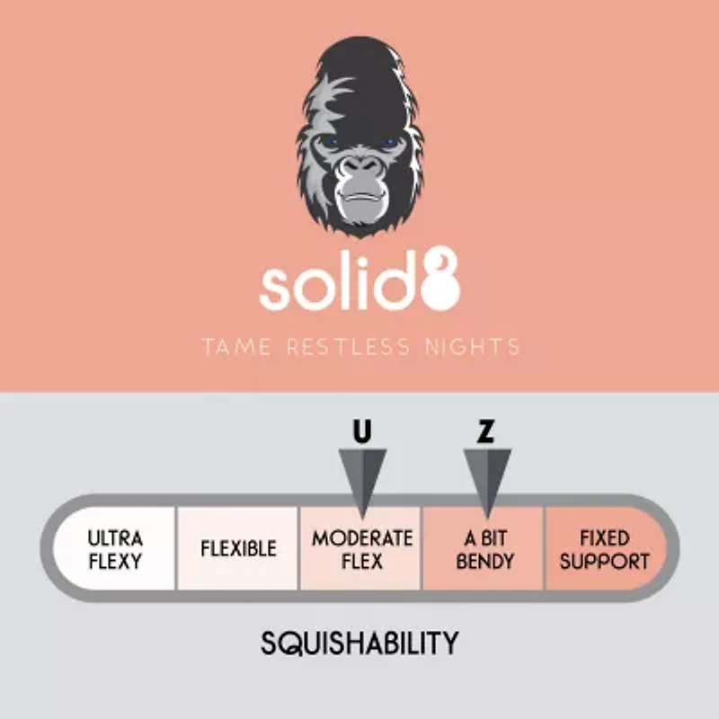 Solid8 Comfort Zip Down Alternative Pillow