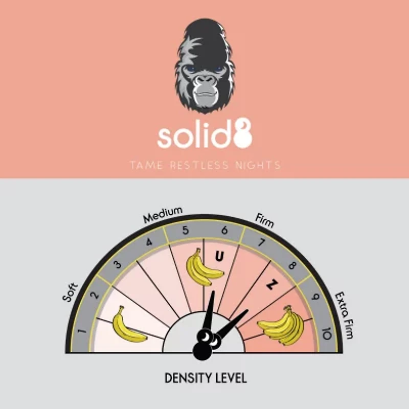 Solid8 Comfort Zip Down Alternative Pillow