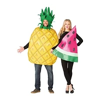 Unisex Adult Pineapple & Watermelon Couples Costume