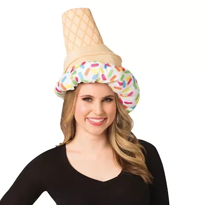 Unisex Adult Ice Cream Hat Costume Accessory