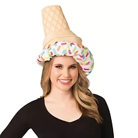 Unisex Adult Ice Cream Hat Costume Accessory