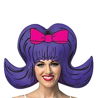 Womens Comic Bouffant Foam Wig Costume Accessory