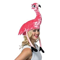 Unisex Adult Flamingo Hat Costume Accessory