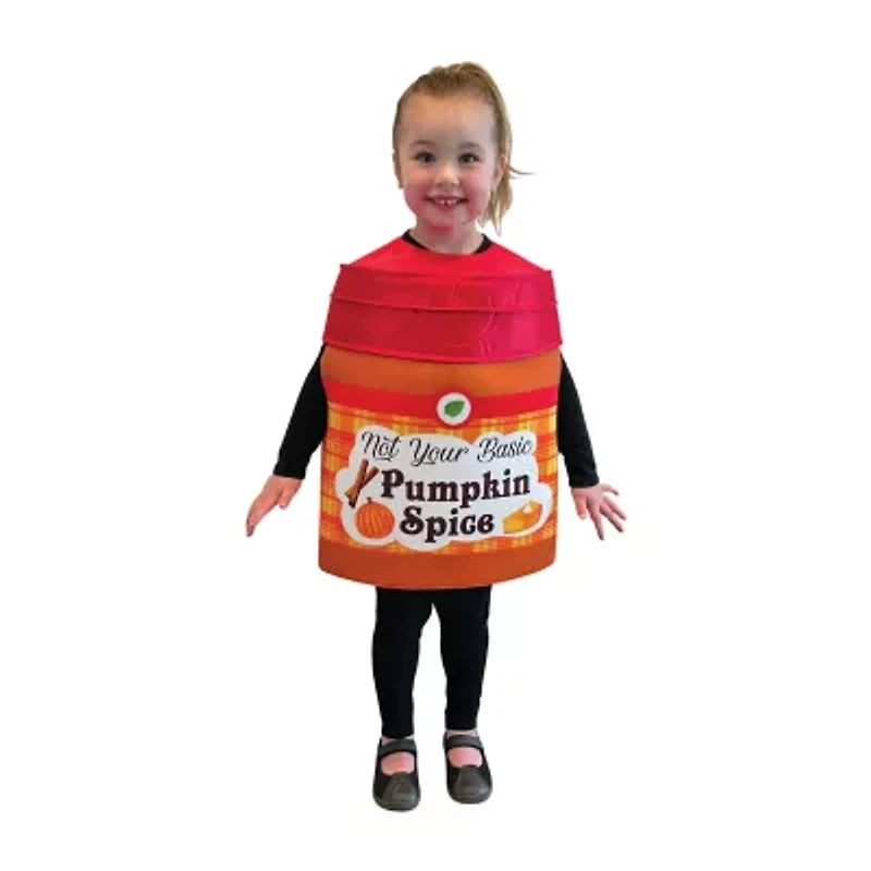 Little & Big Kid Unisex Pumpkin Spice Seasoning Costume