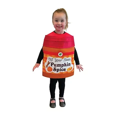 Little & Big Kid Unisex Pumpkin Spice Seasoning Costume