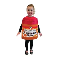 Little & Big Kid Unisex Pumpkin Spice Seasoning Costume