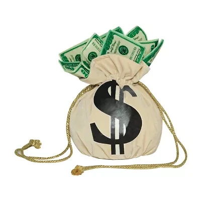 Unisex Adult Purse Money Bag Costume Accessory