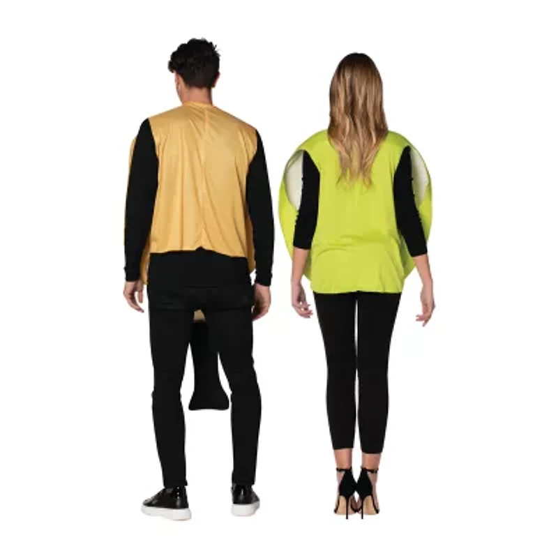 Unisex Adult Pickle Ball Paddle & Ball Couple Costume