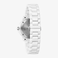 Bulova Marine Star Marc Anthony Womens White Bracelet Watch 98p222