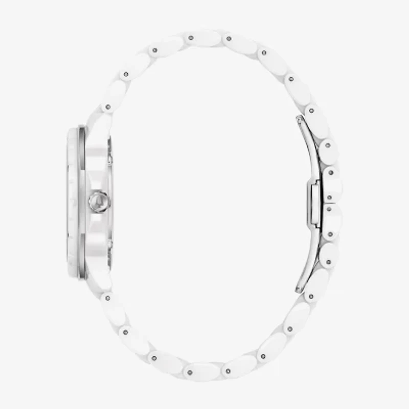 Bulova Marine Star Marc Anthony Womens White Bracelet Watch 98p222