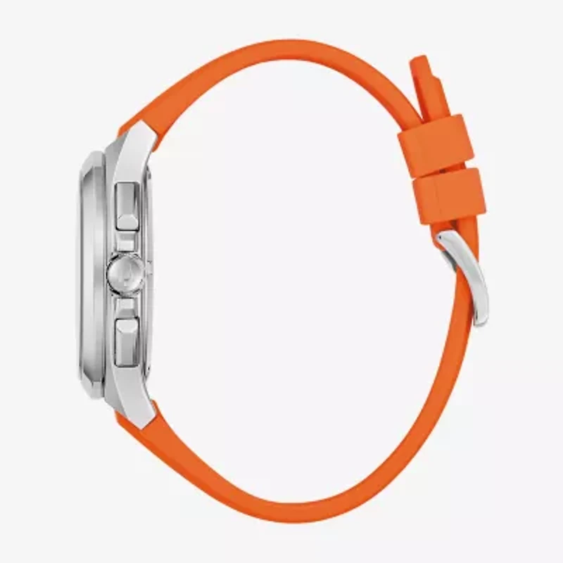 Bulova Maquina Marc Anthony Mens Chronograph Orange Strap Watch 96b407