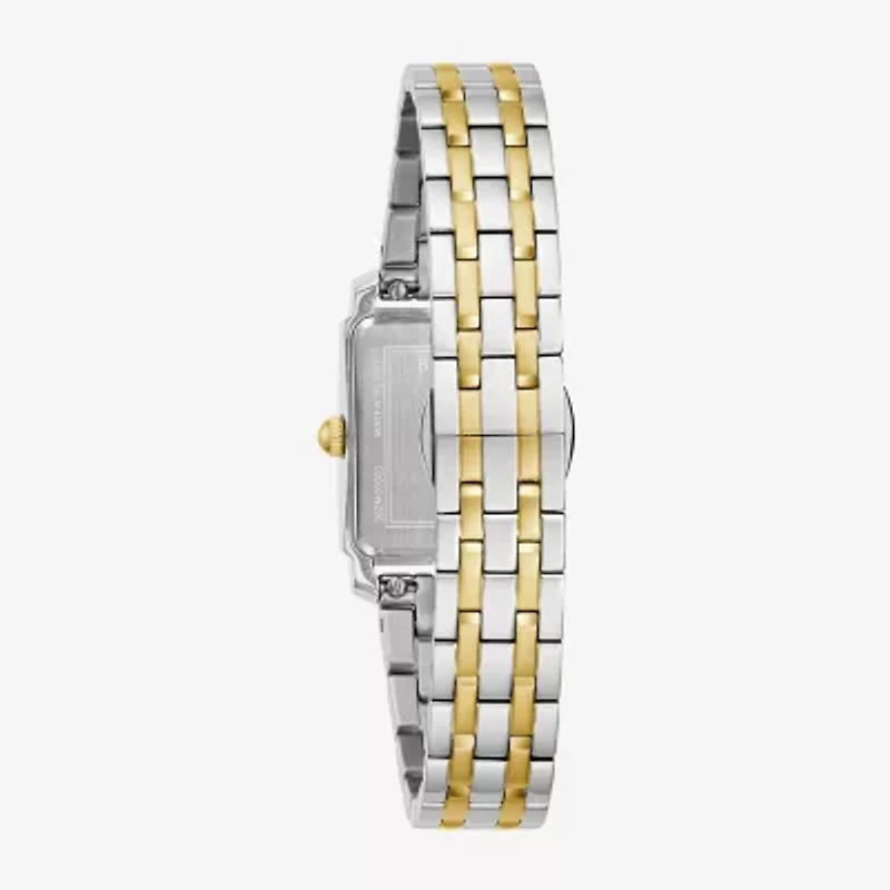 Bulova Classic Sutton Womens Two Tone Stainless Steel Bracelet Watch 98l308