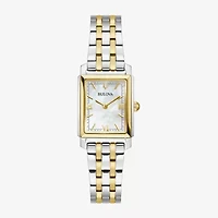 Bulova Classic Sutton Womens Two Tone Stainless Steel Bracelet Watch 98l308