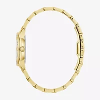 Bulova Classic Sutton Womens Diamond Accent Gold Tone Stainless Steel Bracelet Watch 98r297