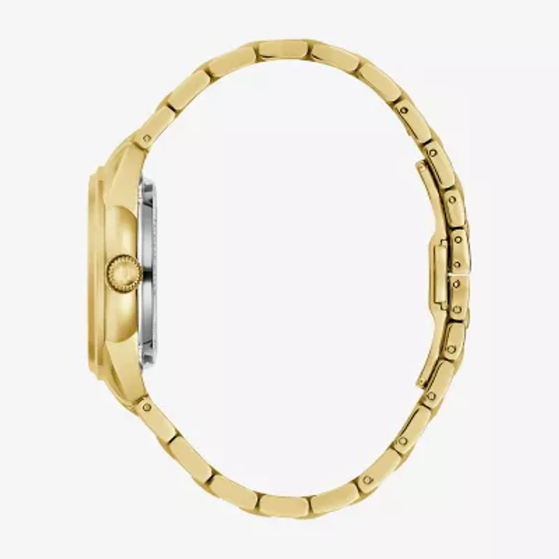 Bulova Classic Sutton Womens Automatic Gold Tone Stainless Steel Bracelet Watch 97l172