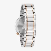 Bulova Modern Latin Grammy Womens Two Tone Stainless Steel Bracelet Watch 98l309