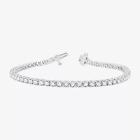 5 CT. T.W. Natural White Diamond 10K or 14K Yellow Gold 7.25 Inch Tennis Bracelet