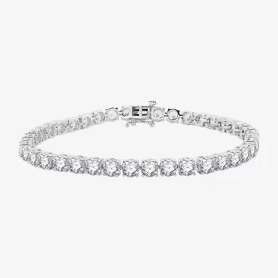 H-I / Si2-I1) CT. T.W. Lab Grown White Diamond 10K or 14K Yellow Gold 7.5 Inch Tennis Bracelet