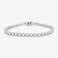 H-I / Si2-I1) CT. T.W. Lab Grown White Diamond 10K or 14K Yellow Gold Inch Tennis Bracelet