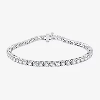 (H-I / Si2-I1) 8 CT. T.W. Lab Grown Diamond 10K or 14K White Yellow Gold Tennis Bracelet