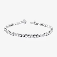 (H-I / Si2-I1) 8 CT. T.W. Lab Grown Diamond 10K or 14K White Yellow Gold Tennis Bracelet
