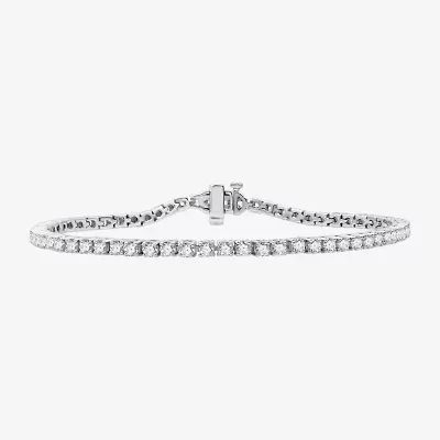 4 CT.T.W. (H-I / SI2-I1) Lab Grown White Diamond 10K or 14K Yellow Gold Tennis Bracelet