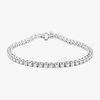 (H-I / Si2-I1) 7 CT. T.W. Lab Grown White Diamond 10K or 14K White or Yellow Gold 7.25 Inch Tennis Bracelet