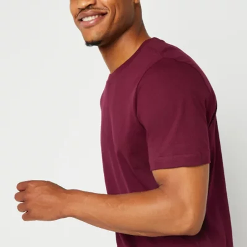 Xersion Xtreme Cotton Mens Crew Neck Short Sleeve T-Shirt