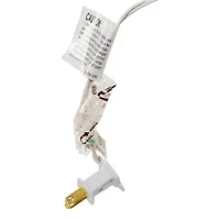 Kurt Adler 16in White/Rose Gold Black Angel Christmas Tree Topper